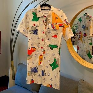 Outsiders Division Babar dress in medium. NWT.